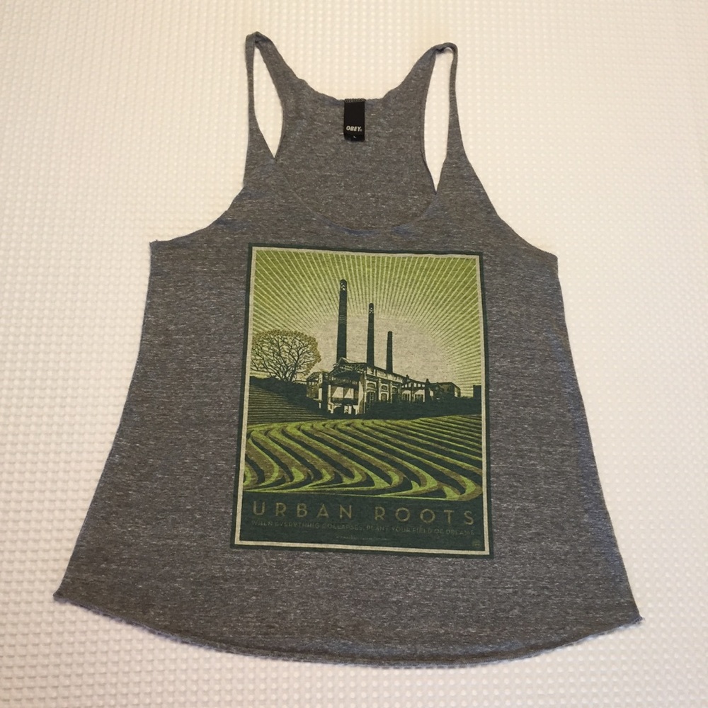 LIMITED EDITION Obey Urban Roots Racerback Tank